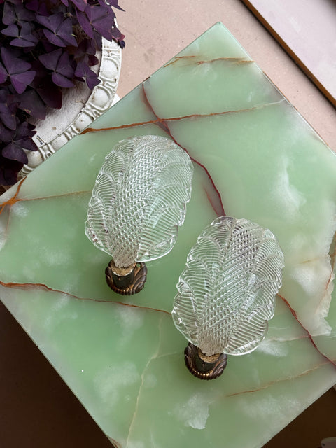 Pair of vintage Murano wall lamp