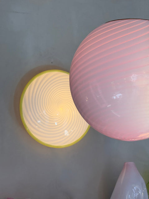 Vintage Murano wall / ceiling lamp