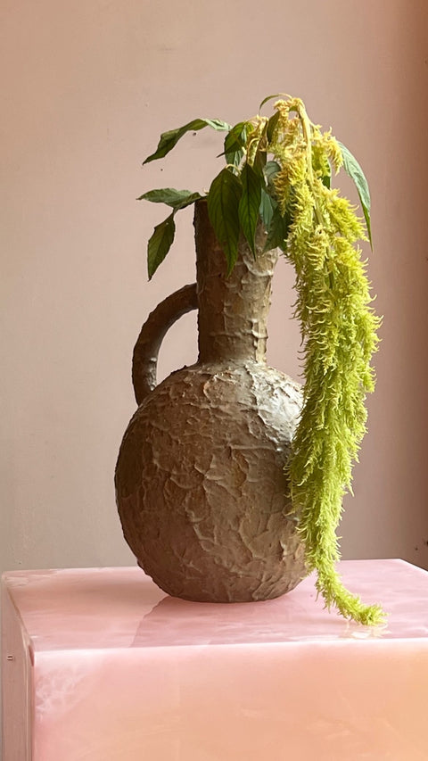 Ceramic floor vase