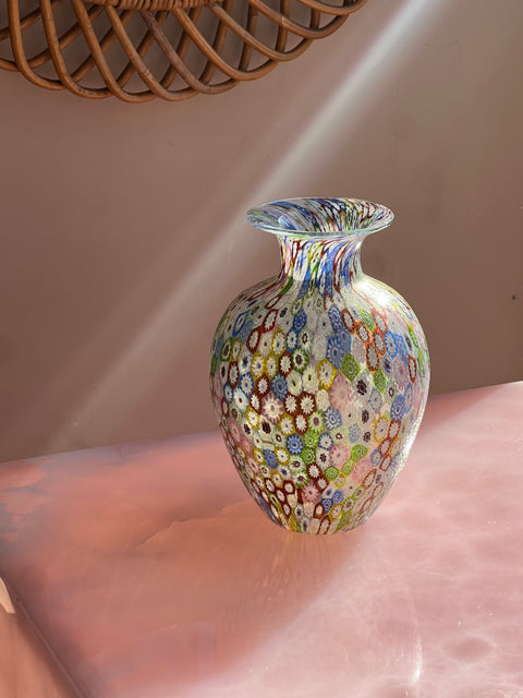 Vintage Murano vase - Millefiori