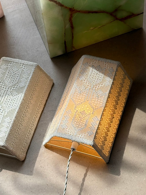 Pair of vintage wall lamps
