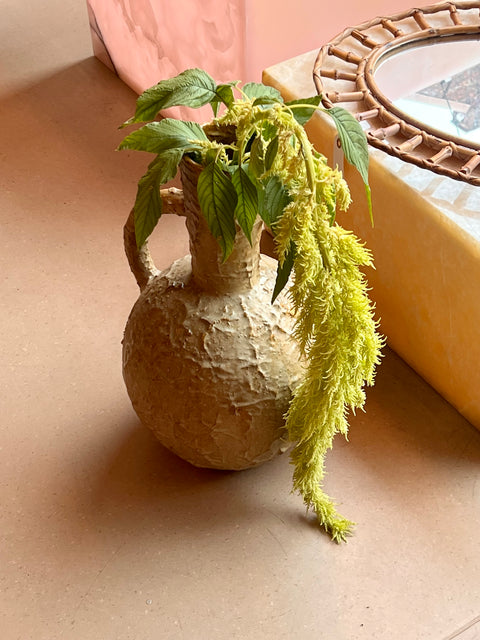 Ceramic floor vase