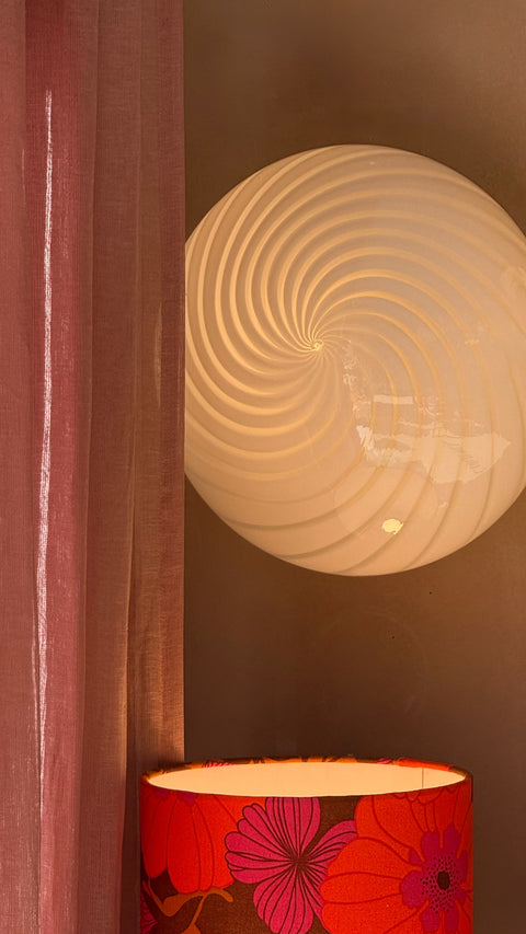 Vintage Murano wall / ceiling lamp
