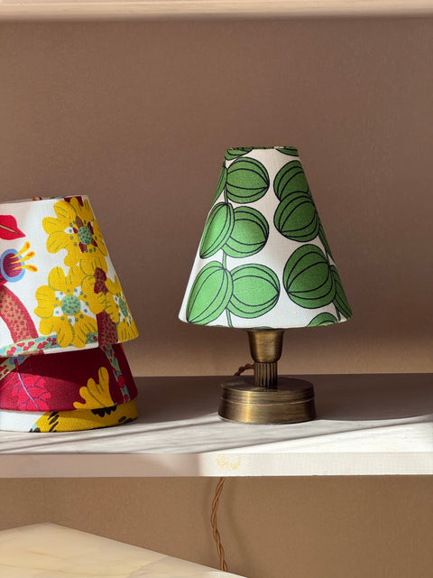 Scandinavian brass table lamp