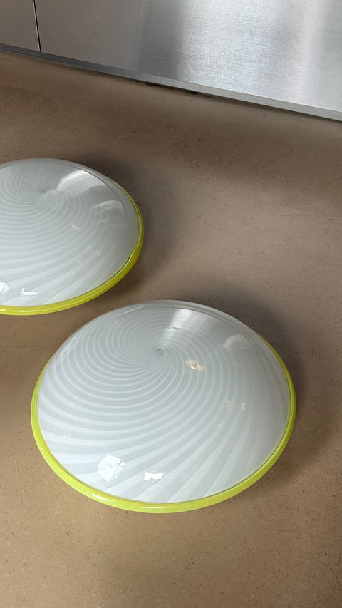 Vintage Murano wall / ceiling lamp