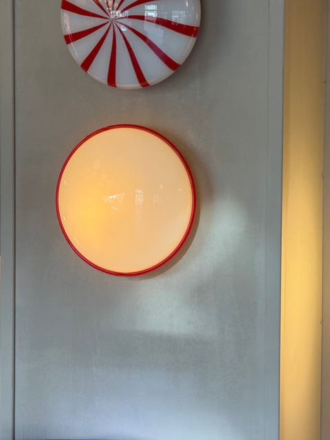 Wall / ceiling lamp - Red rope