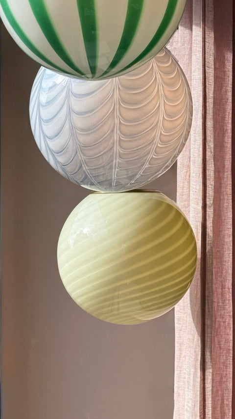 Murano ceiling lamp - pistachio D30 cm