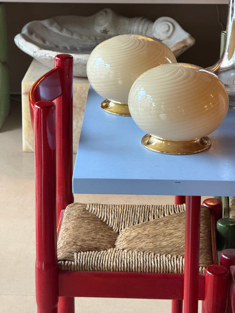 Vintage Murano table lamp - oval