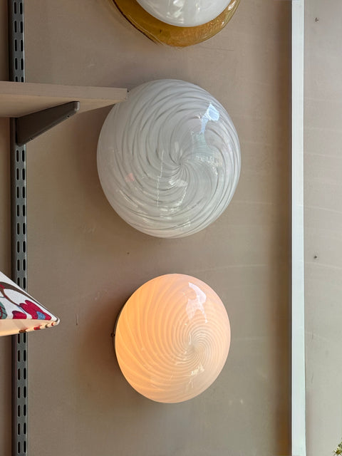 Vintage Murano wall / ceiling lamp