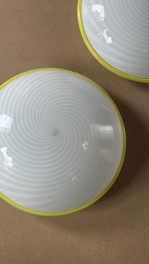 Vintage Murano wall / ceiling lamp