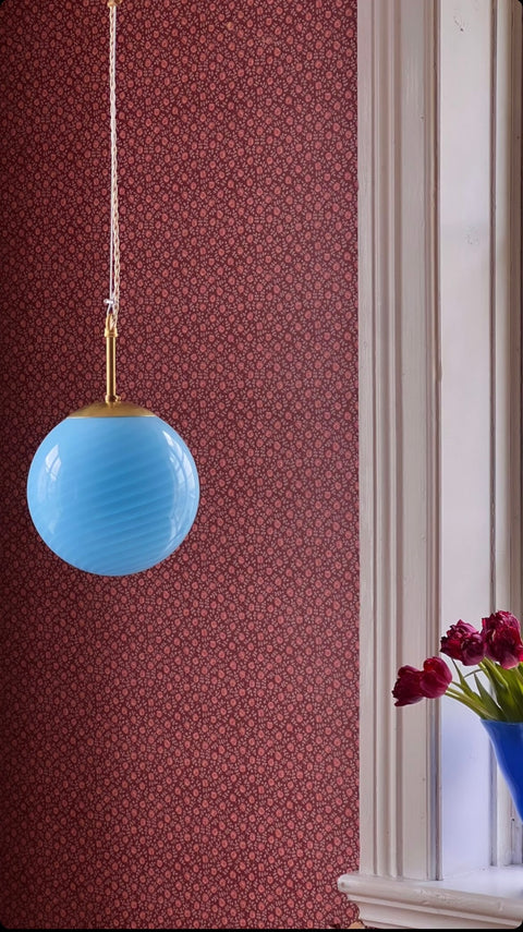 Murano ceiling lamp - blue D20