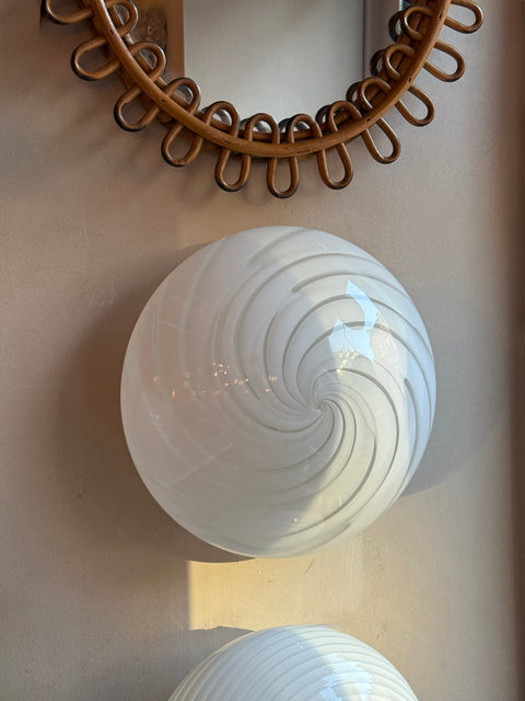 Vintage Murano wall / ceiling lamp