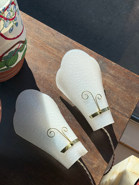 Pair of Sculptural Wall Sconces