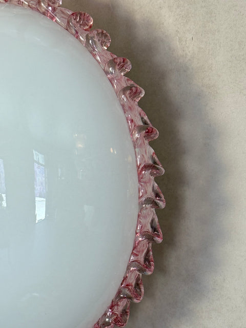 Vintage Murano - pink ribbon