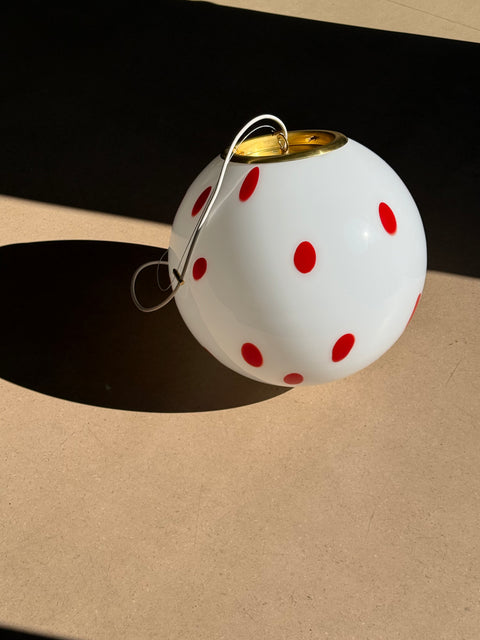Red dots Murano ceiling lamp - D 40