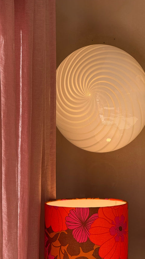 Vintage Murano wall / ceiling lamp