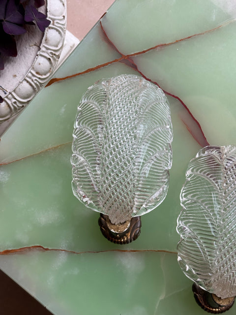 Pair of vintage Murano wall lamp