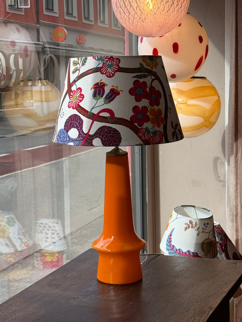 Orange table lamp