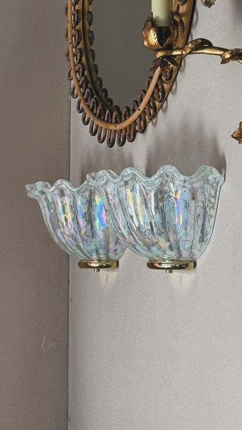 Vintage Murano wall scone