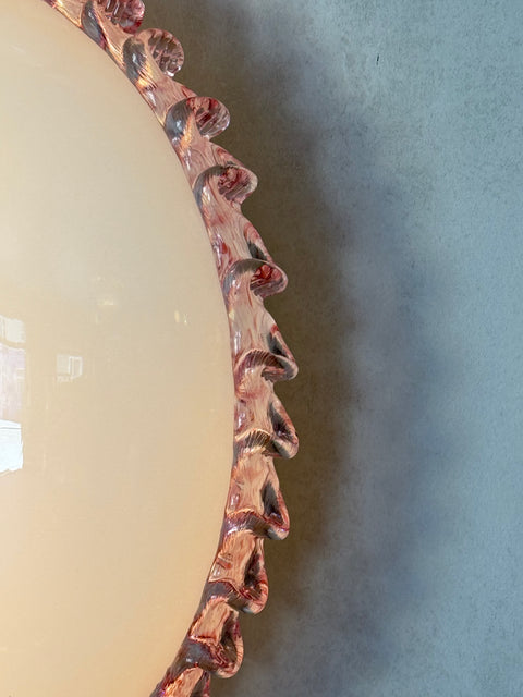 Vintage Murano - pink ribbon