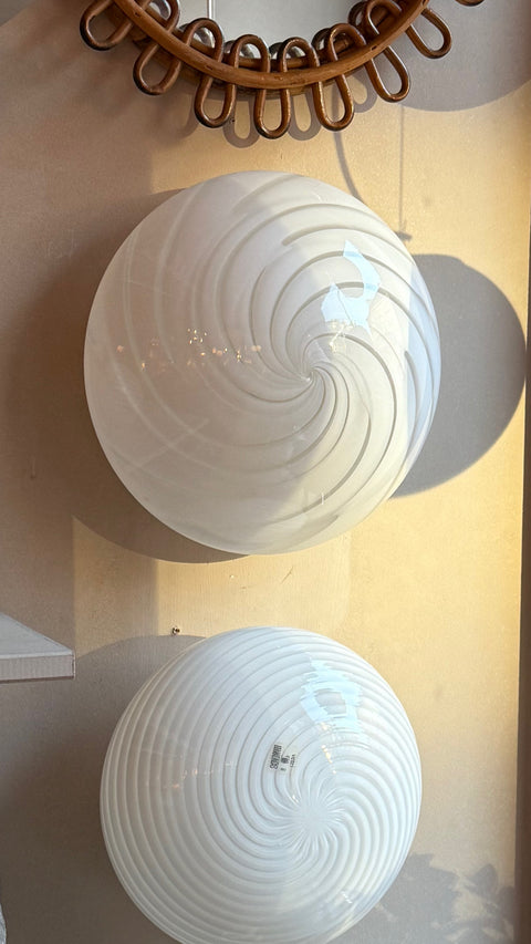 Vintage Murano wall / ceiling lamp