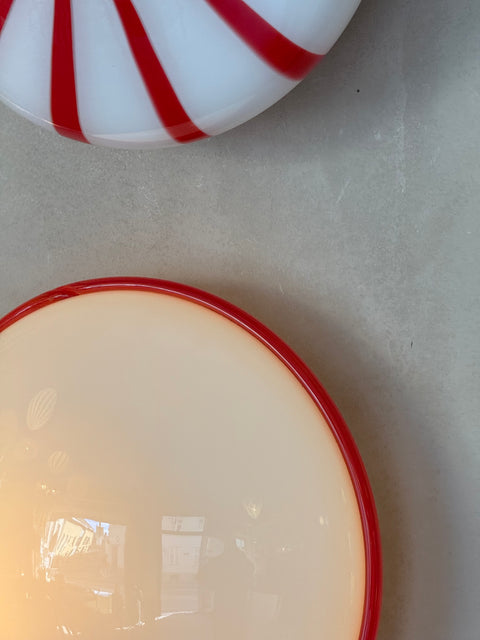 Wall / ceiling lamp - Red rope