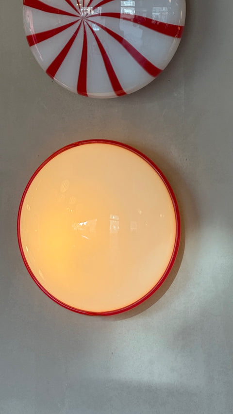 Wall / ceiling lamp - Red rope