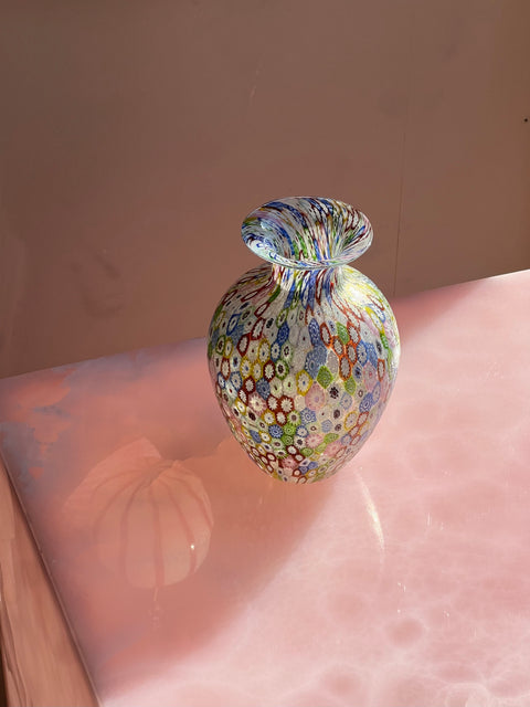 Vintage Murano vase - Millefiori