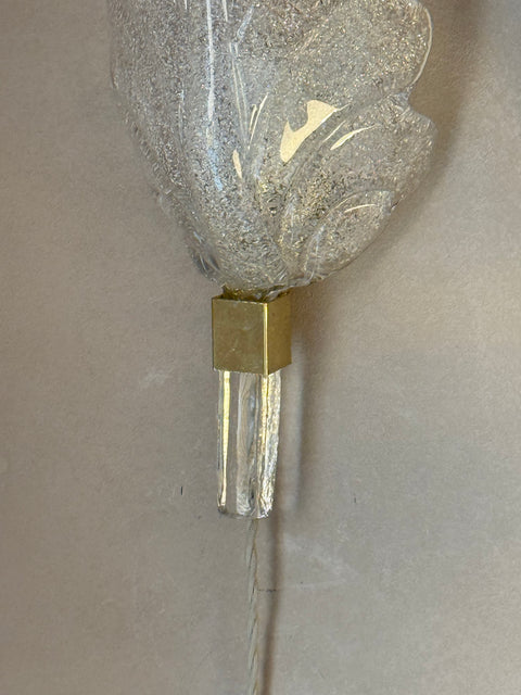 Vintage wall lamp - leaf