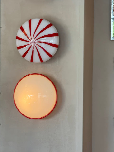 Wall / ceiling lamp - Red rope