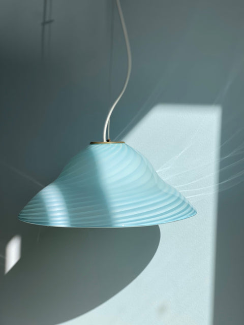 Vintage Murano Ceiling Light - Blue