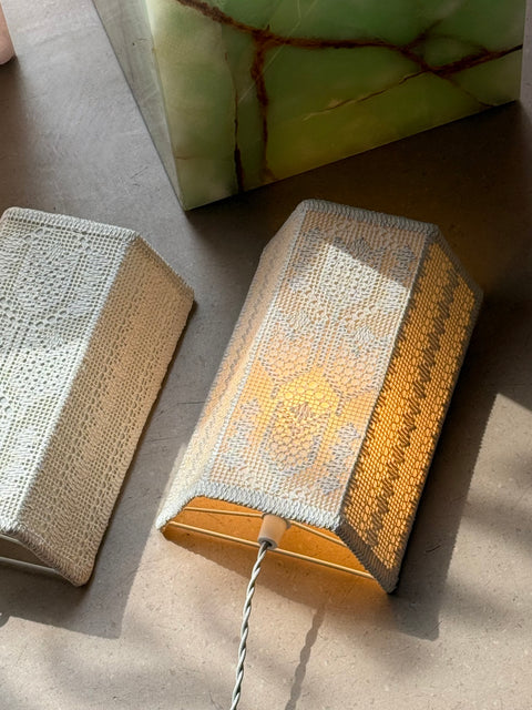 Pair of vintage wall lamps