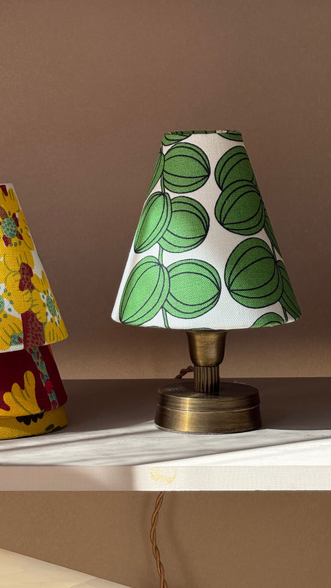 Scandinavian brass table lamp