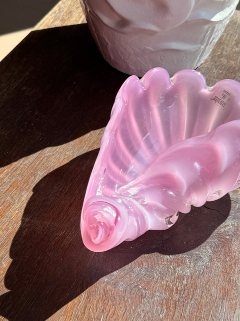 Vintage Murano Shell dish