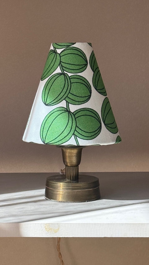 Scandinavian brass table lamp