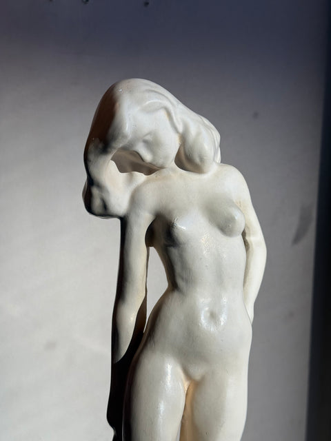 Vintage Swedish Plaster Figure