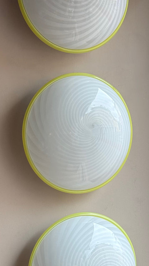 Vintage Murano wall / ceiling lamp