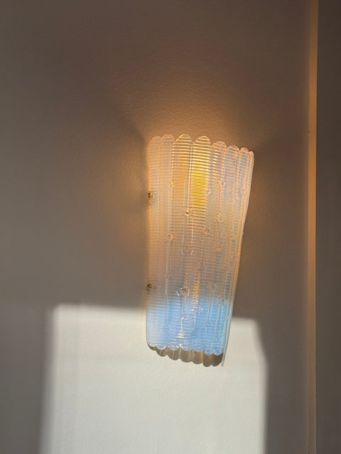 A pair of vintage Murano wall scones