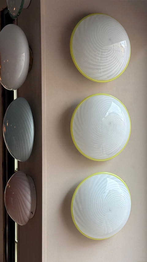 Vintage Murano wall / ceiling lamp