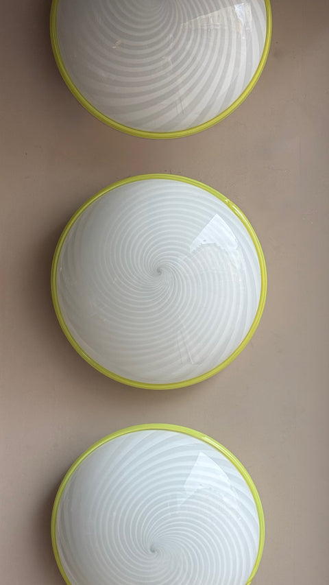 Vintage Murano wall / ceiling lamp