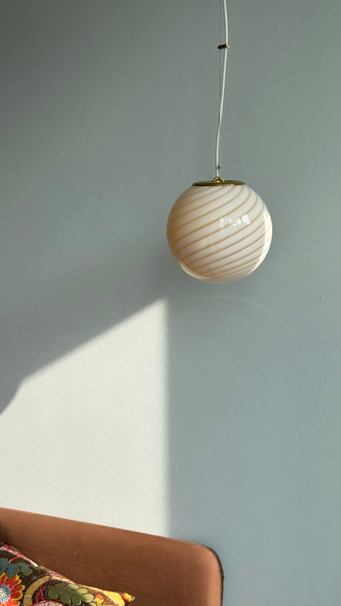 Murano ceiling lamp - cream D20