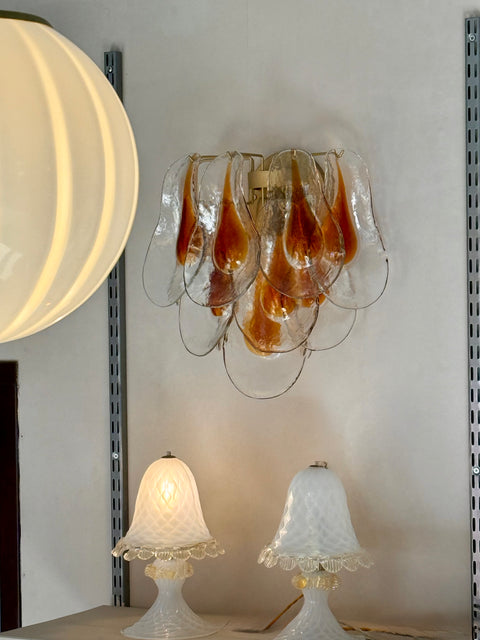 Vintage Murano wall sconces