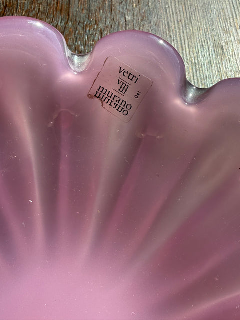Vintage Murano Shell dish