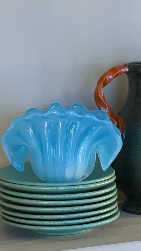 Vintage Murano shell bowl