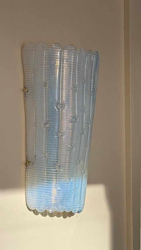 A pair of vintage Murano wall scones