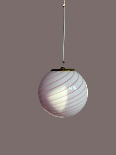 Murano ceiling light - pink D 20