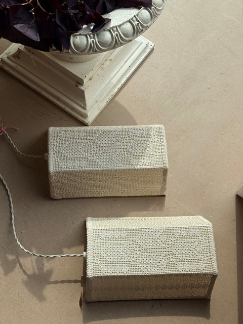 Pair of vintage wall lamps