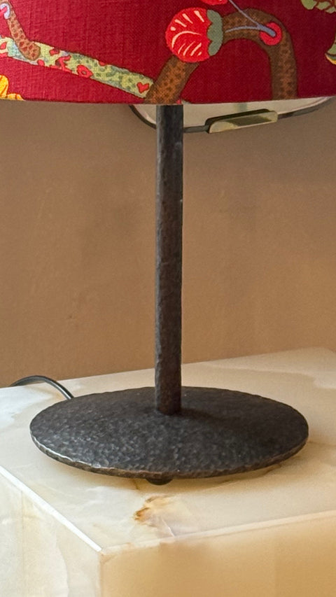 Hammered vintage lamp