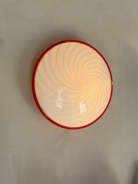 Vintage Murano wall / ceiling lamp