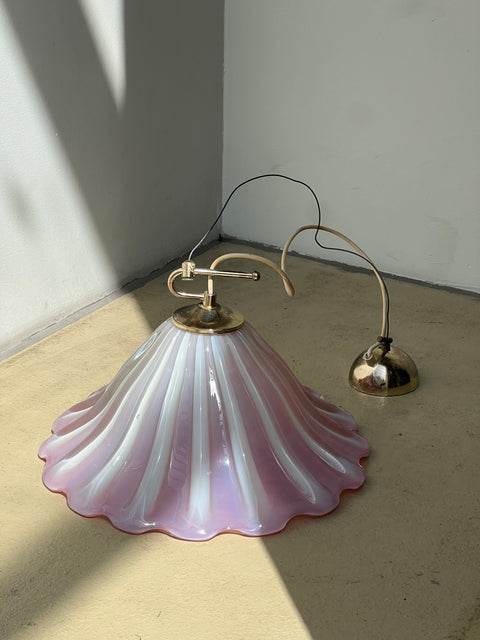 Murano ceiling light - Vintage pink Shell